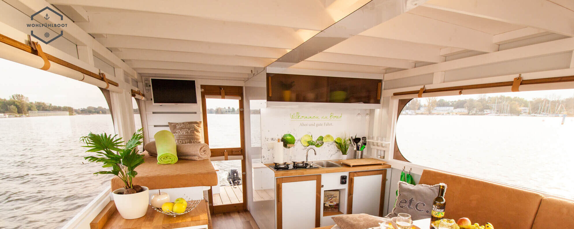 Wohlfühlboot Hausboot mieten in Berlin & Brandenburg, Seestraße in Bad Saarow