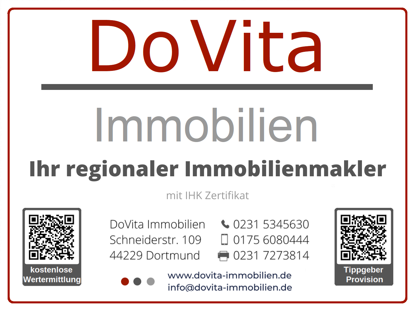 DoVita Immobilien - Immobilienmakler Dortmund, Schneiderstr. in Dortmund