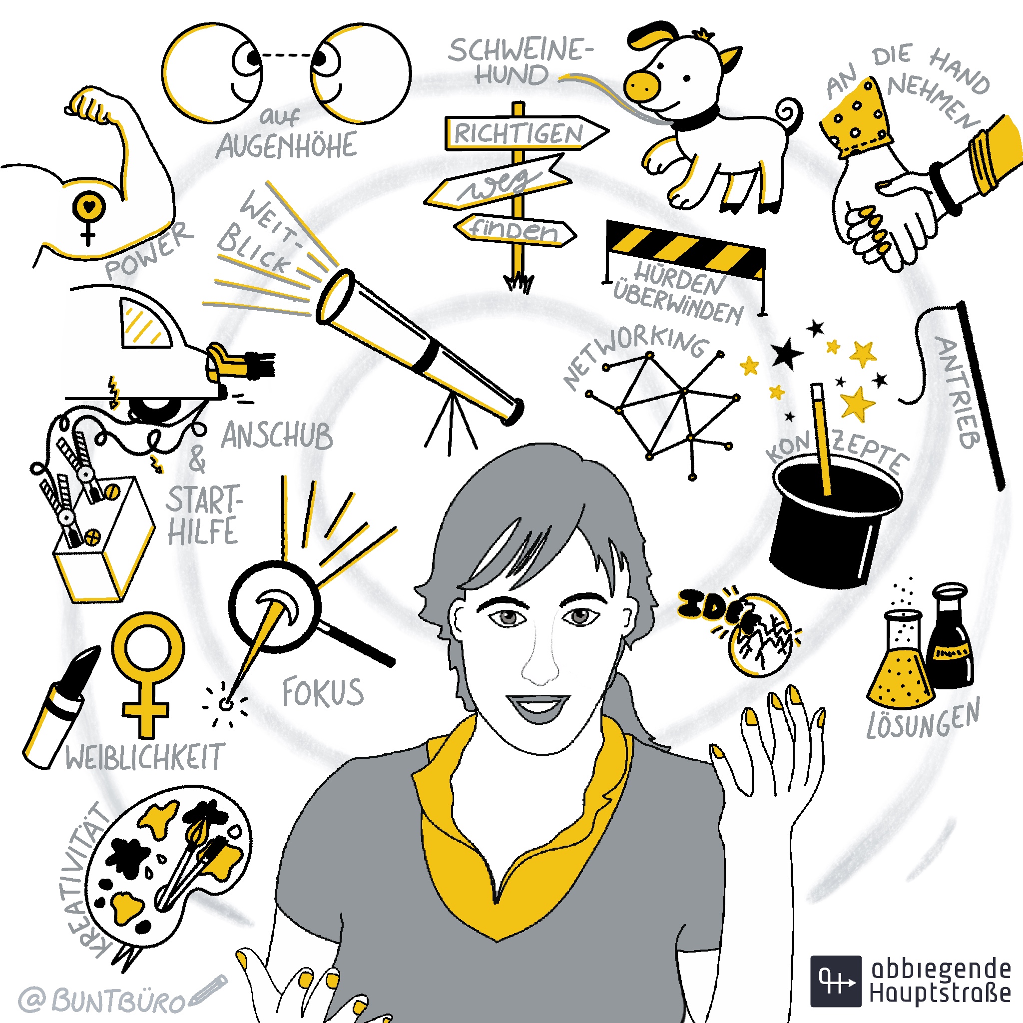 abbiegende Hauptstraße, Freiberger Straße in Dresden