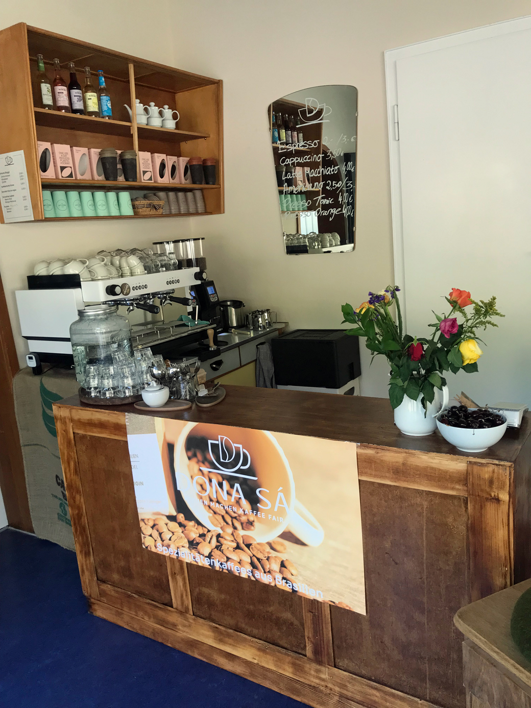 Dona Sá - Frauen machen Kaffee fair, Sigwartstraße in Tübingen