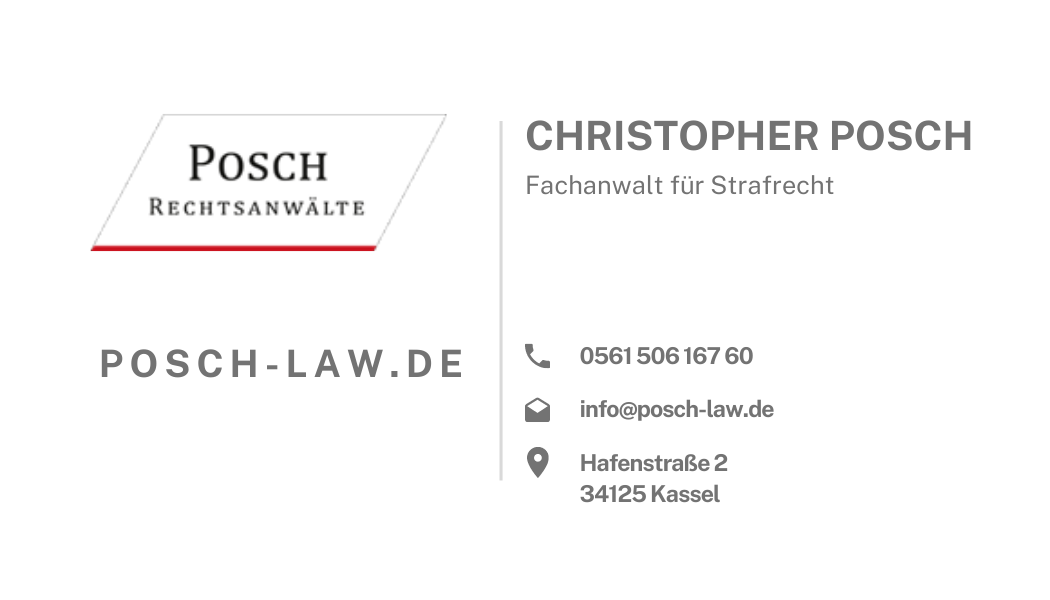 Rechtsanwalt Christopher Posch Fachanwalt für Strafrecht, Hafenstraße in Kassel