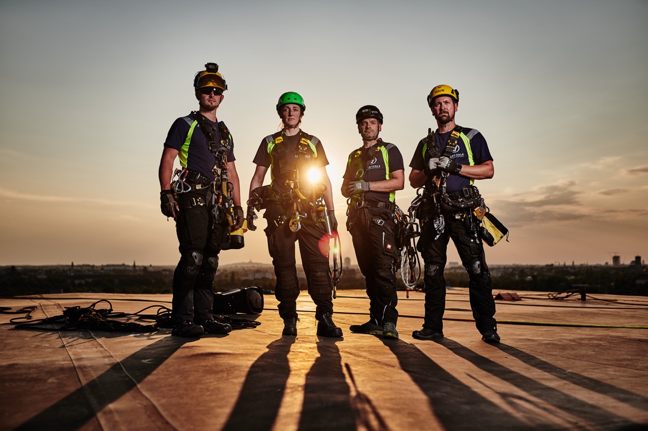 Verticals - Industriekletterer Berlin, Bessemerstraße in Berlin