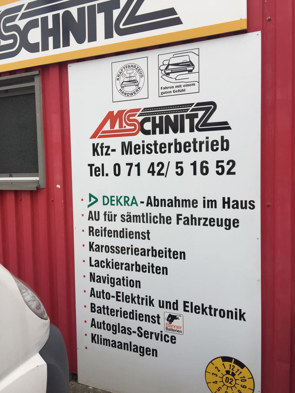 MS Automobil u. Zweiradtechnik Kfz Meisterbetrieb Markus Schnitz, Freiberger Straße in Ingersheim