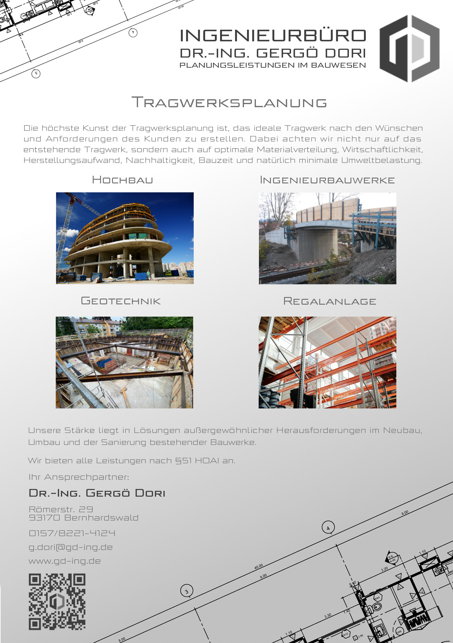 Ingenieurbüro Dr.-Ing. Gergö Dori, Römerstraße in Bernhardswald