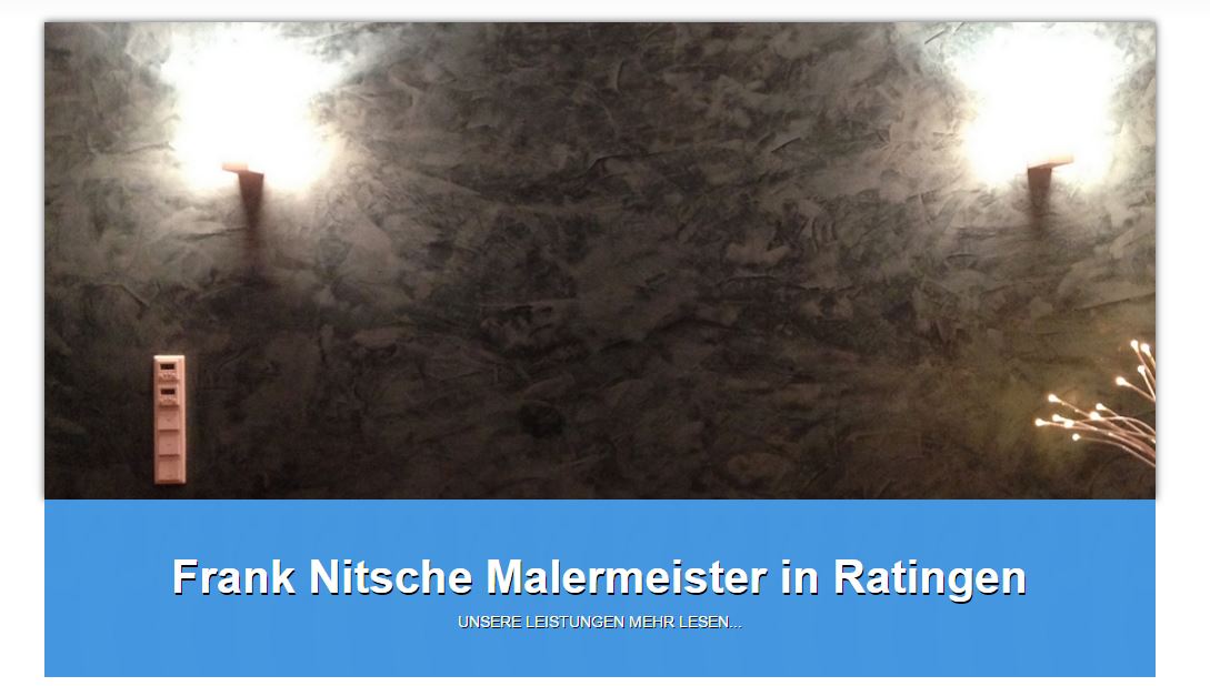 Malermeister Frank Nitsche, Thunesweg in Ratingen