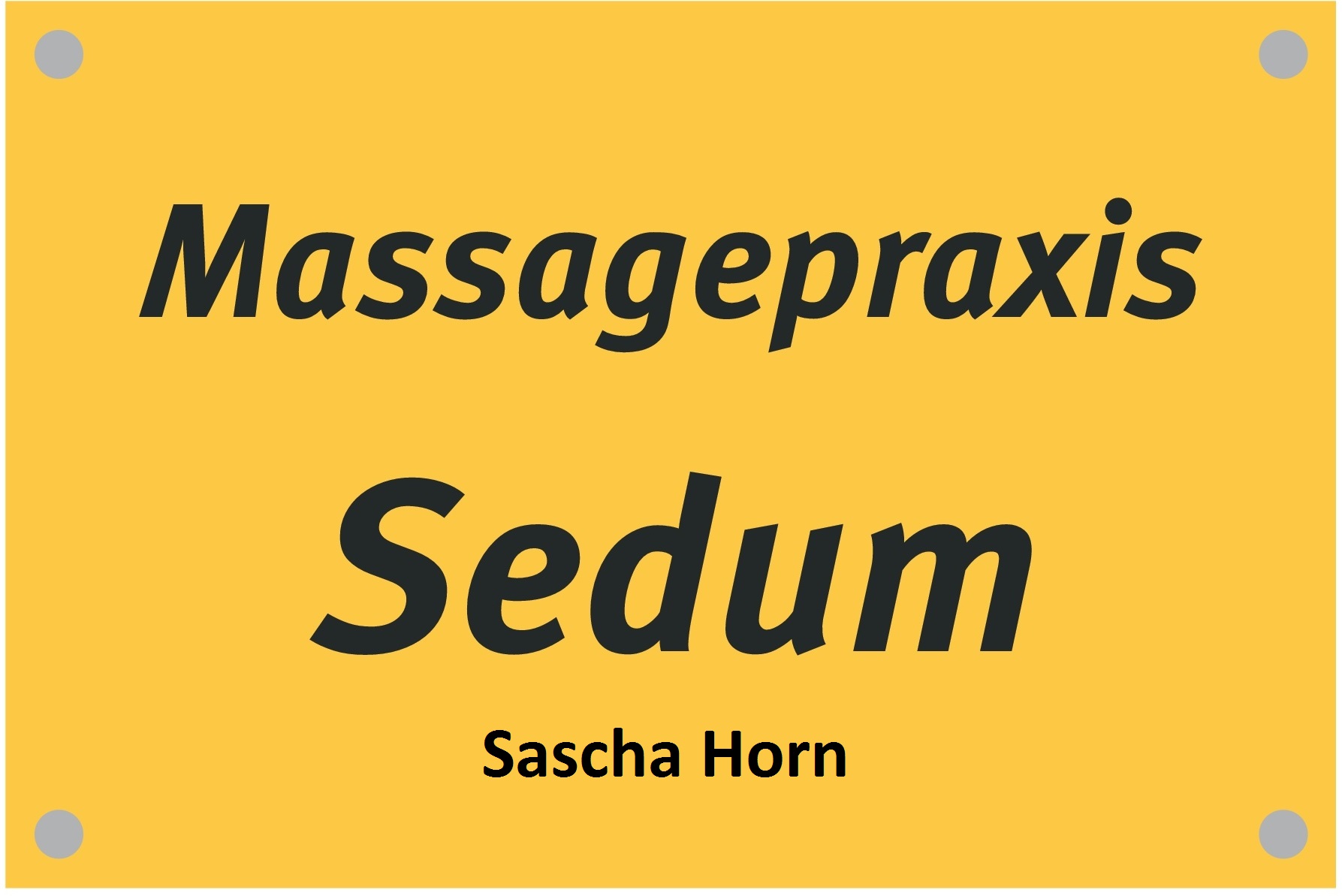 Massagepraxis Sedum Sascha Horn, Ziegelhüttenweg in Höchst i. Odw.