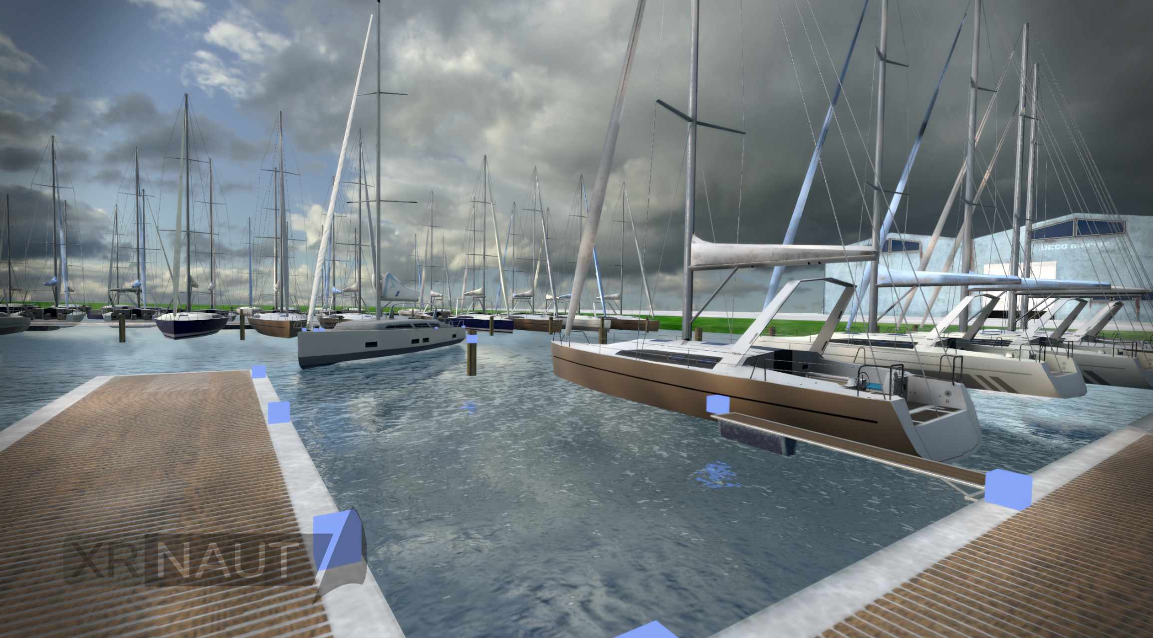 Seglerhock, Vor dem Teich in Mannheim