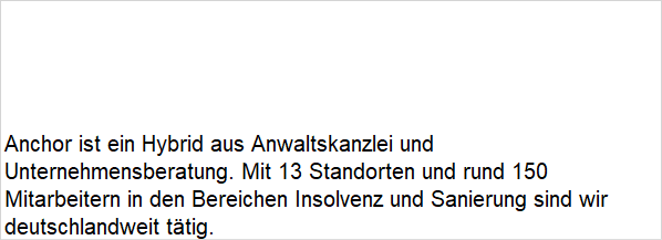 Anchor Rechtsanwaltsgesellschaft mbH, Syrlinstraße in Ulm