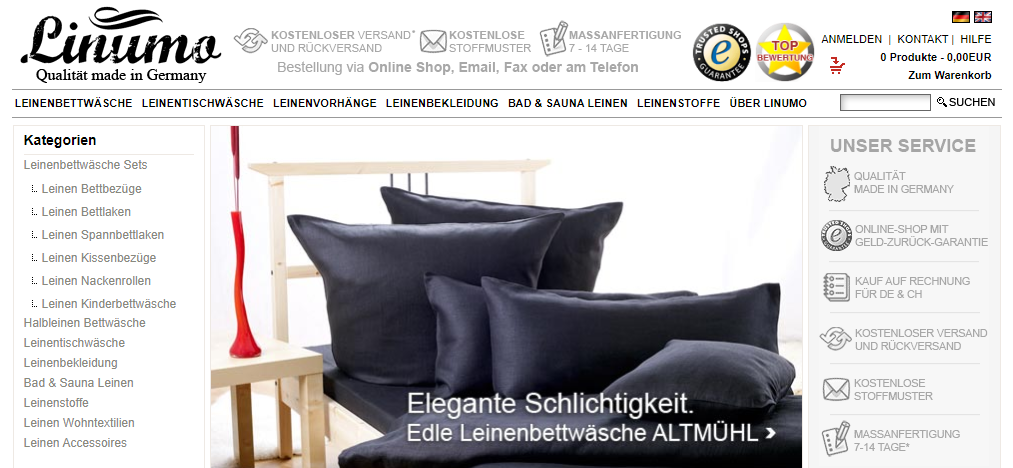 Linumo Leinenmanufaktur, Murrstr. in Kornwestheim