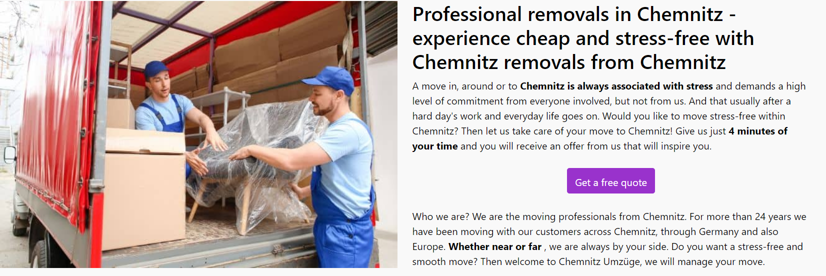 Chemnitz Umzüge, Str. der Nationen in Chemnitz