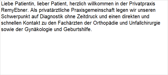 Privatpraxis Remy Ebner, Gartenstraße in Frankfurt