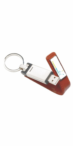 Leather USB Keyring