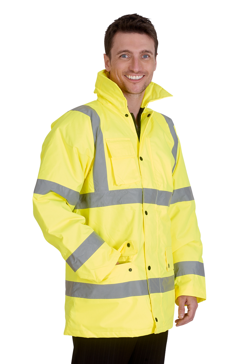 Road Saftey Jacket, Personalised HiVis (CL6107) Recognition Express