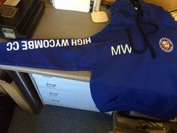 HWCC Club Hoodie - Contrast Royal Blue/Navy Blue