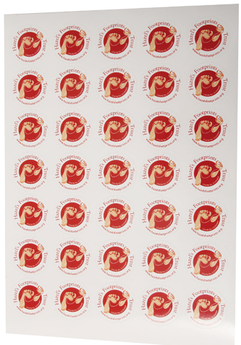 sticker paper printable round Round (PR3231 A4 Paper Stickers on 37mm Sheets