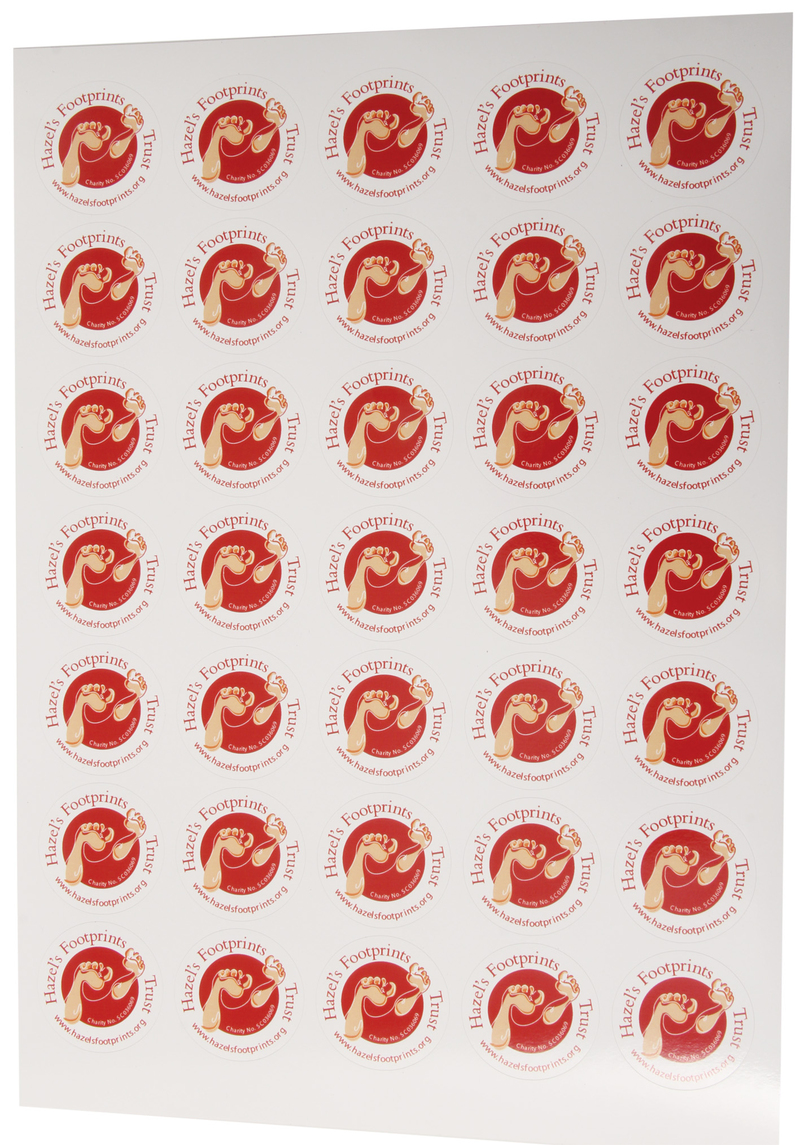 37mm Round Paper Stickers on A4 Sheets (PR3231) : Recognition Express