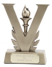 Silver victory torch 