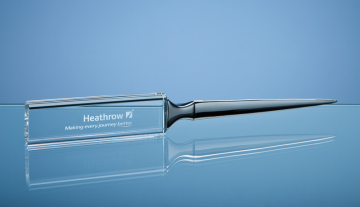 21.5cm Optical Crystal Letter Opener
