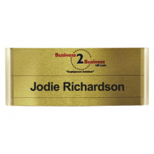 Reusable Curved Badge