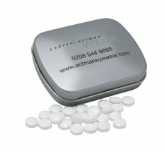 mini hinged lid tin