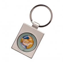 Rotating Metal Keyring