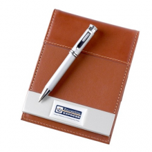 Tan Leather Note Pad
