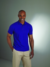 Easy care ringspun blend adult pique polo