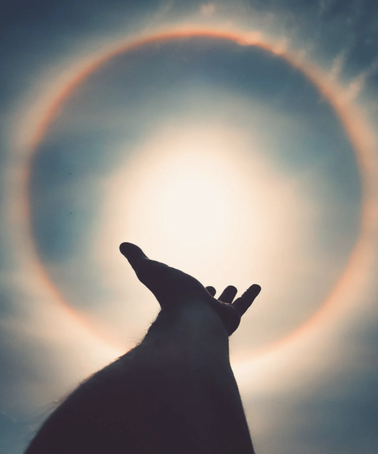 effet de halo pendant un mariage