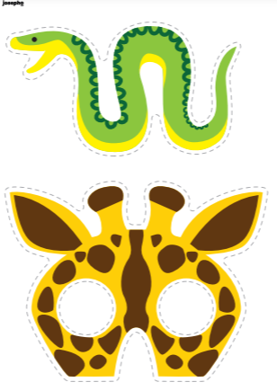 accessoires photobooth jungle pour un anniversaire d’enfant