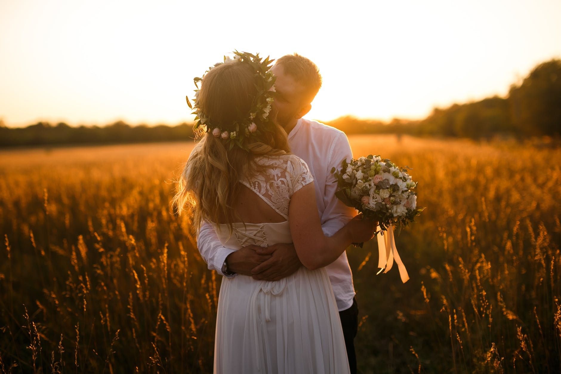 Photo de mariés prise par un photographe de mariage