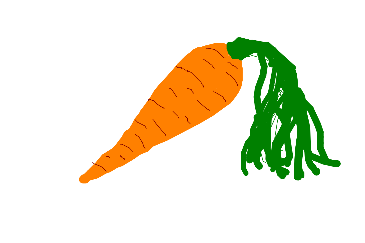 Sketch of Carrot by SketchDaily user ripexz