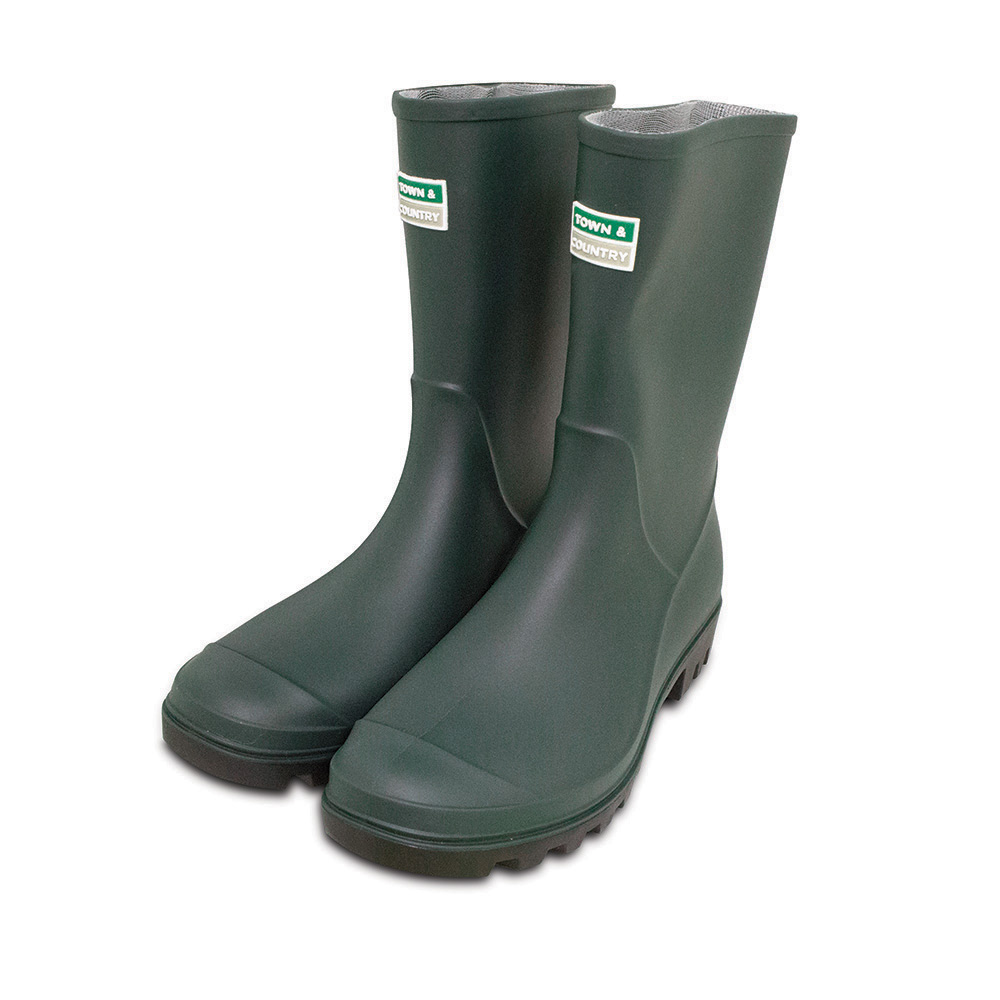 ECO PVC BOOTS H/LGTH GREEN SIZE 4