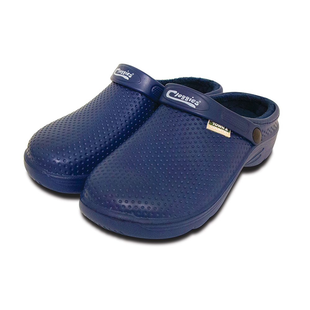 T&C Fleecy Cloggies Navy