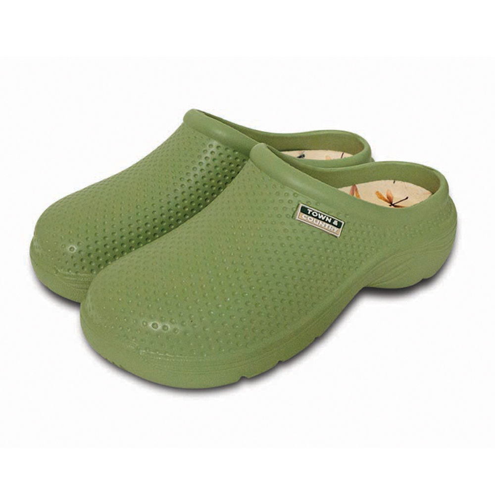 D/F EVA CLOG SHOES GREEN SIZE 5 (12)