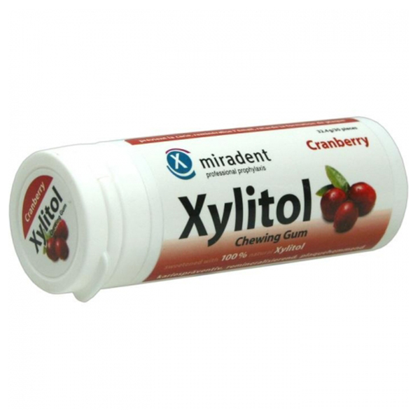 Xylitol Chewing Gum Cranberry 30 Pcs