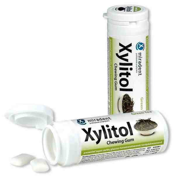 Xylitol Chewing Gum Green Tea 30 Pcs