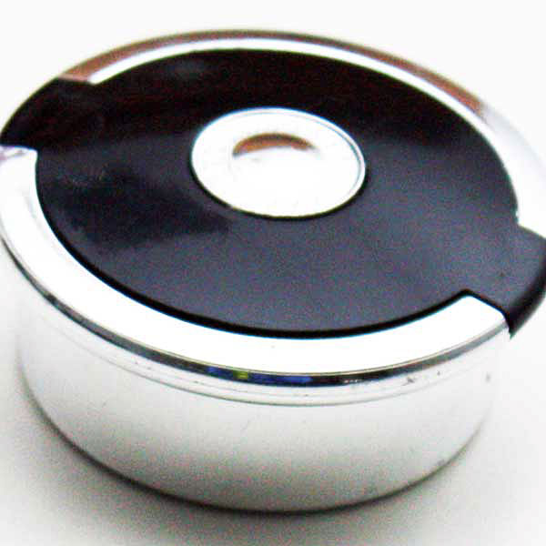 Pocket Pill Box (Black/Chrome)