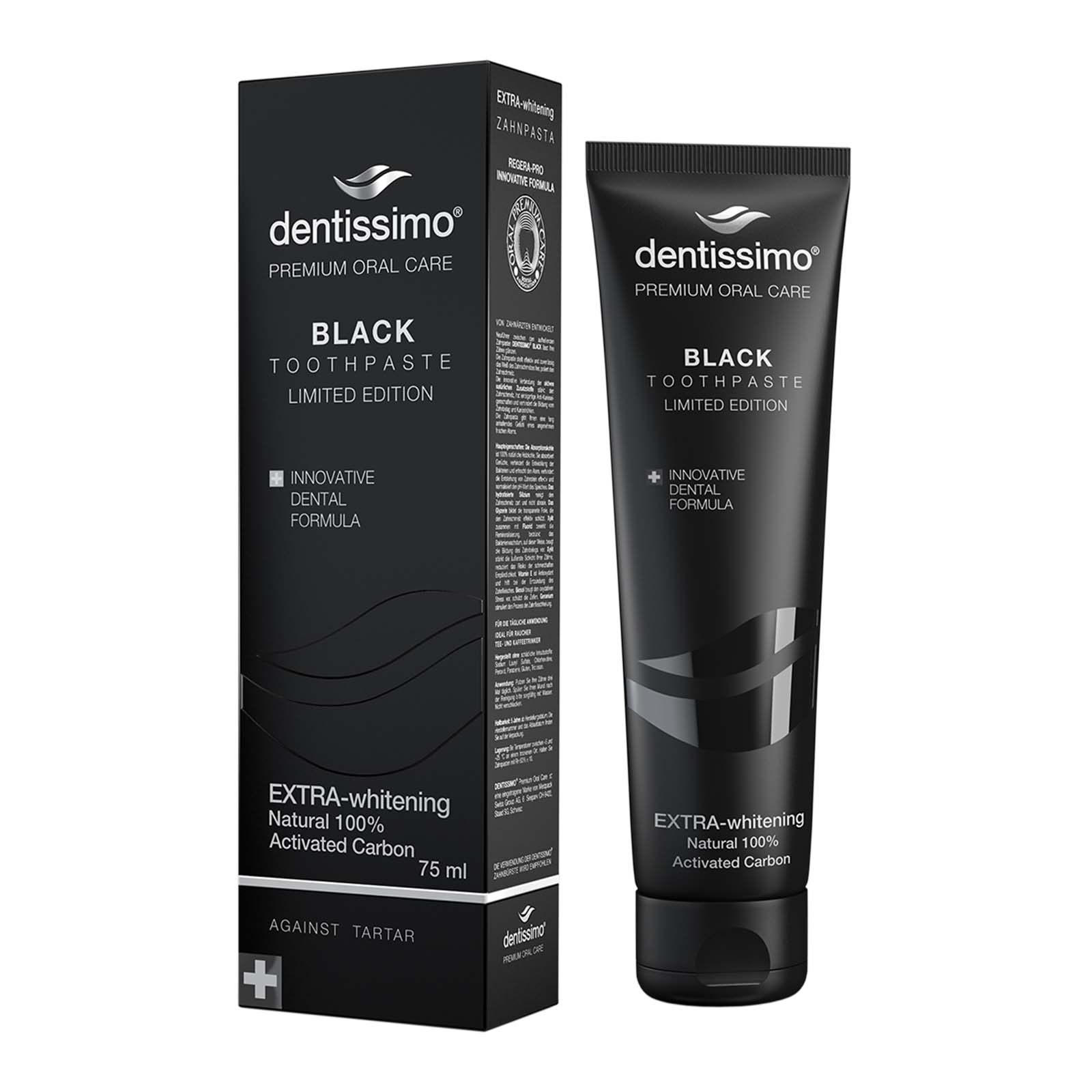 Dentissimo Extra-Whitening Black Toothpaste 75ml