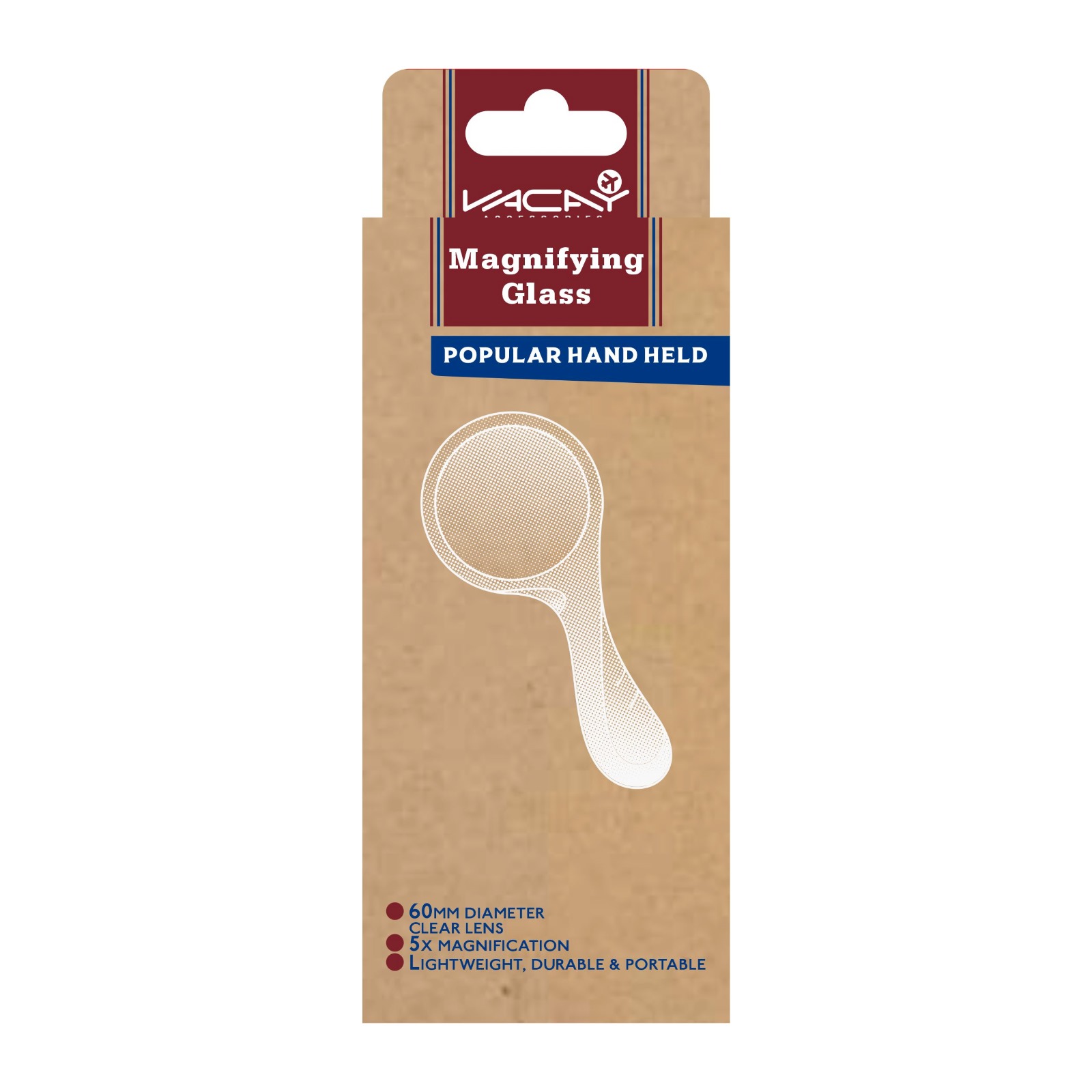 Vacay 60mm Magnifying Glass