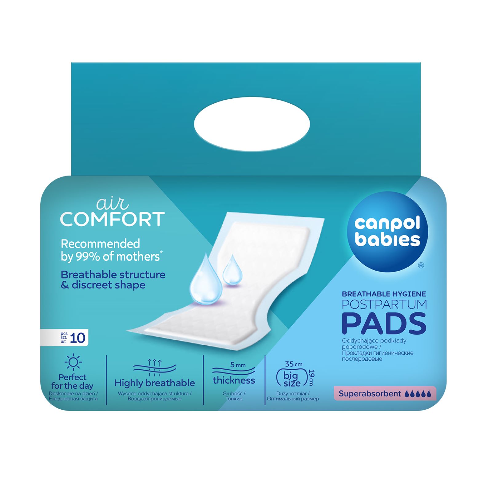 Canpol Breathable Postpartum Pads 10pcs