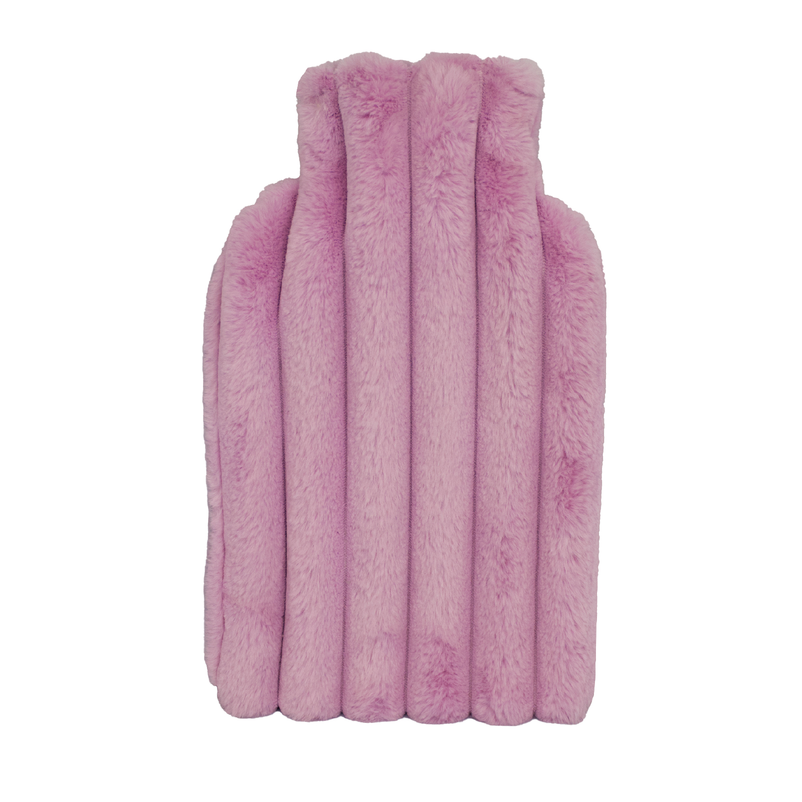 Hot Water Bottle With Cover Luxe Plush Purple