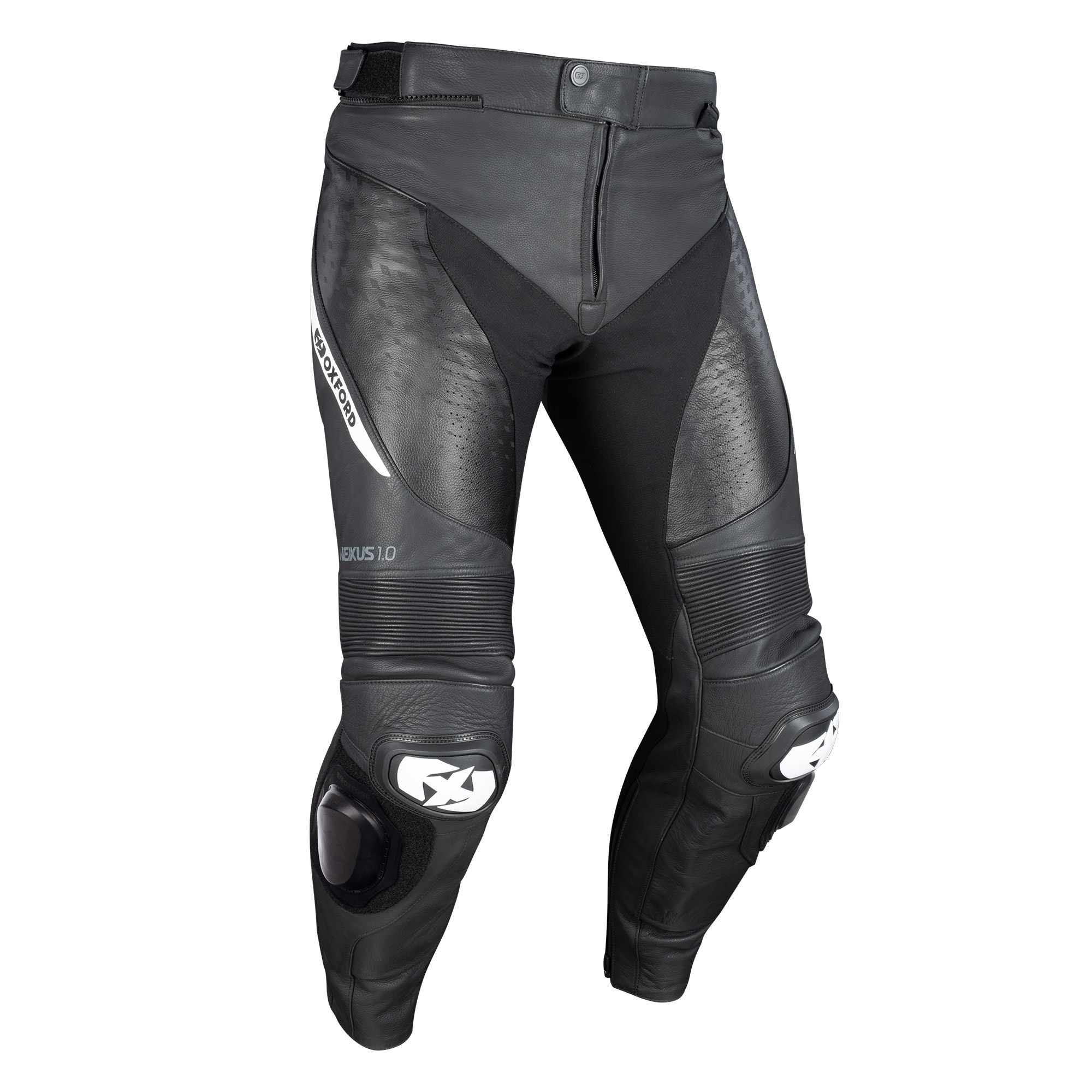 Oxford Nexus 1.0 Leather MS Pant Blk/Wht XL/EU 52 - Bild 1 von 3