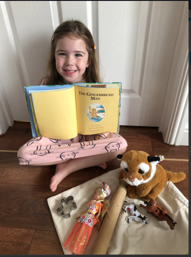 Annabelle's Gingerbread Man story sack