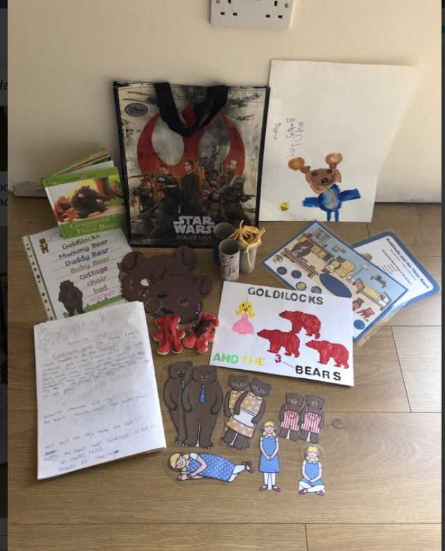 Hunter's Goldilocks story sack