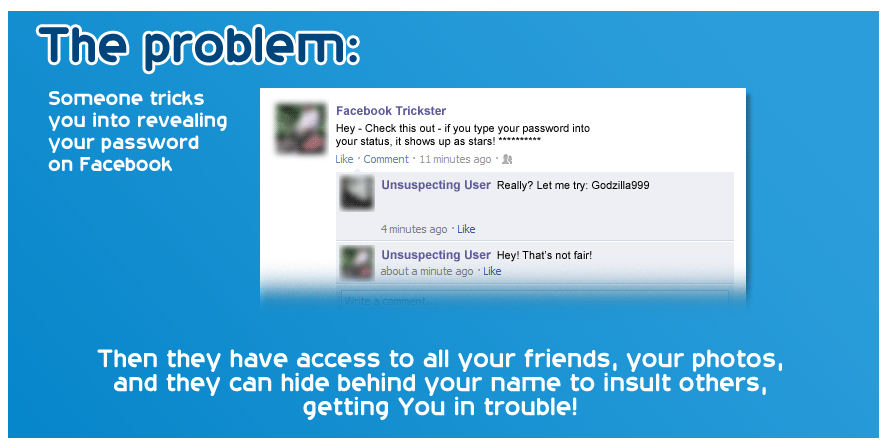 When someone else finds out your password...