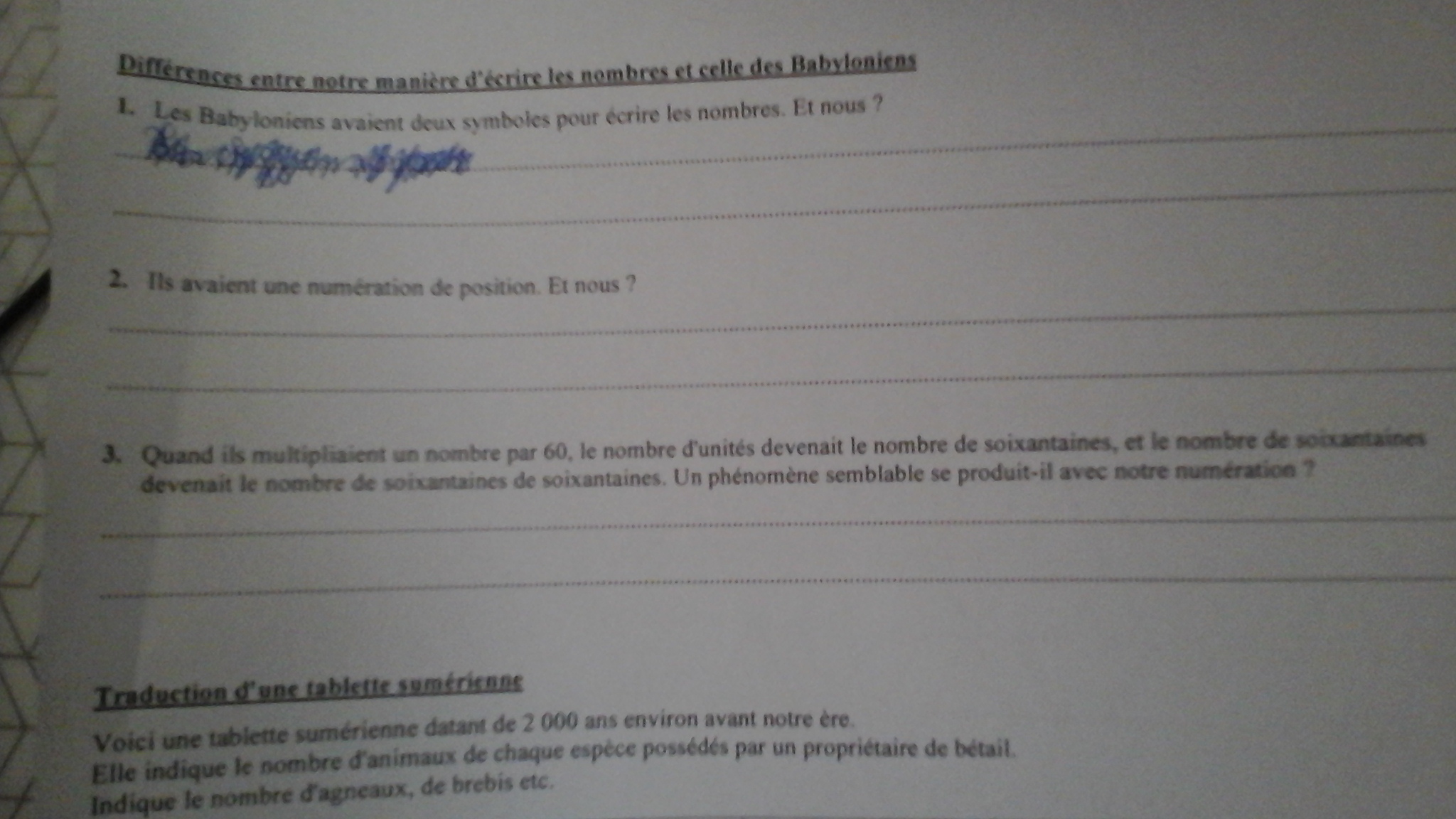 Devoir datant
