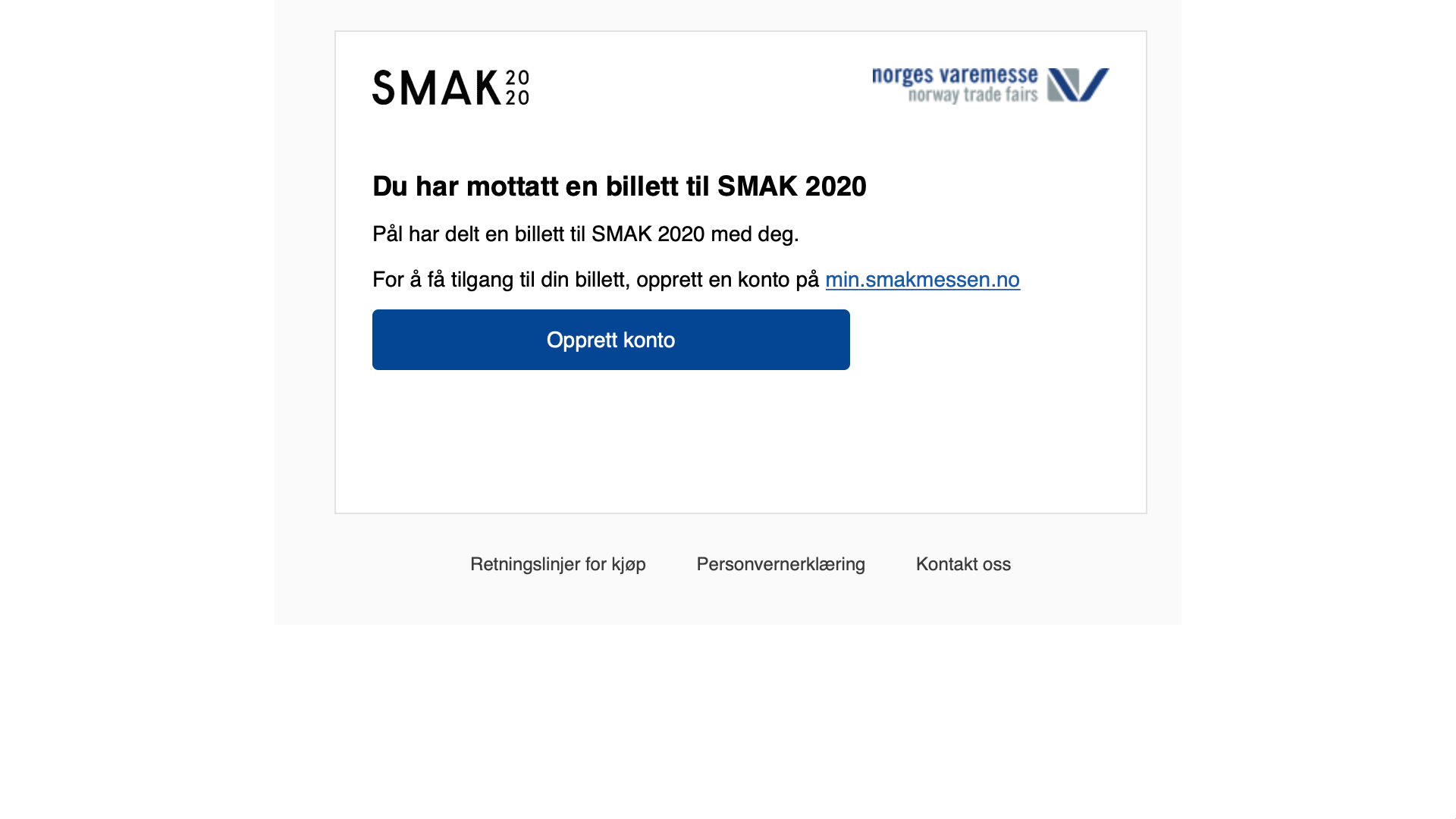 6. MOTTAKER FÅR E-POST