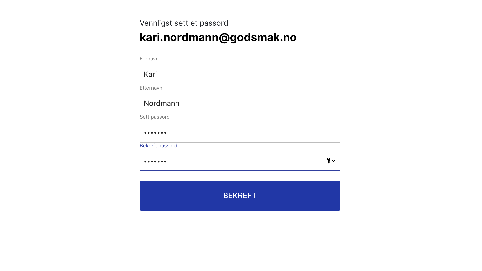 7. EKSPRESSREGISTRERING