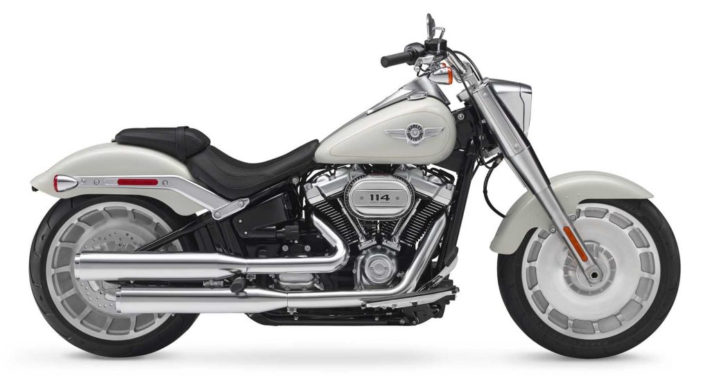 H-D Softail Fat Boy kan prøvekjøres på MC-messens Vårmønstring 2018