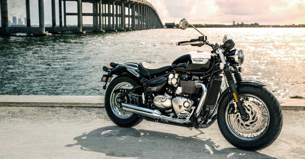 Triumph Bonneville Speedmaster kan prøvekjøres på MC-messens Vårmønstring 2018